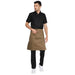 Classic Service Waist Apron (Brown) - Free Embroidery - Uwears®