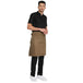 Classic Service Waist Apron (Brown) - Free Embroidery - Uwears®