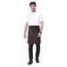 Classic Service Waist Apron (Coffee Brown) - Free Embroidery - Uwears®