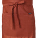Rust orange service waist apron flat lay — restaurant and cafe uniform India