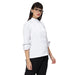 Classic Women Full Sleeve Chef Coat (White/Black) - Free Embroidery - Uwears®