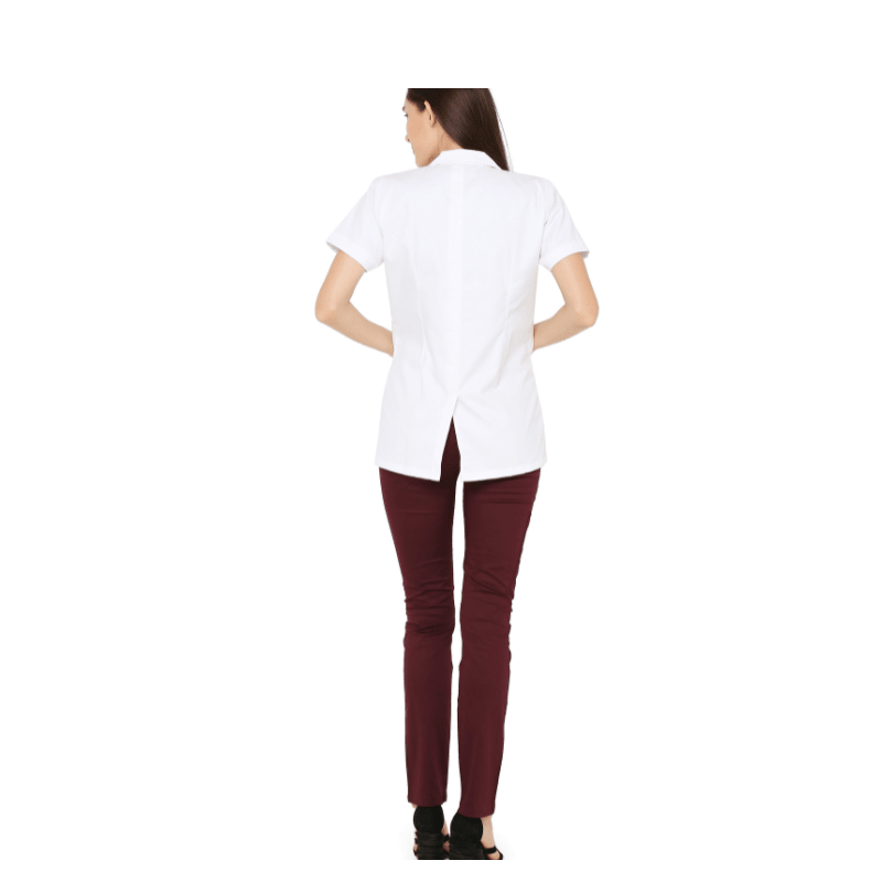 Classic Women's Doctor Apron Coat / Lab Coat Half Sleeves - Free Embroidery - Uwears®