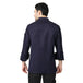 Classic Zipper Chef Coat Unisex Slim Fit (Navy Blue) - Free Embroidery - Uwears®