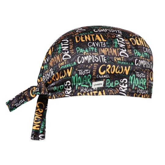 Dental Scrub Cap Satin (Free Embroidery) - Uwears®