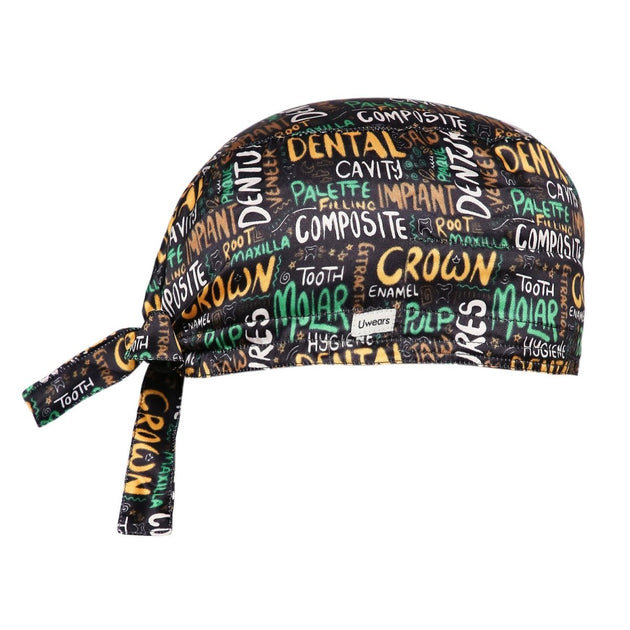 Dental Scrub Cap Satin (Free Embroidery) - Uwears®