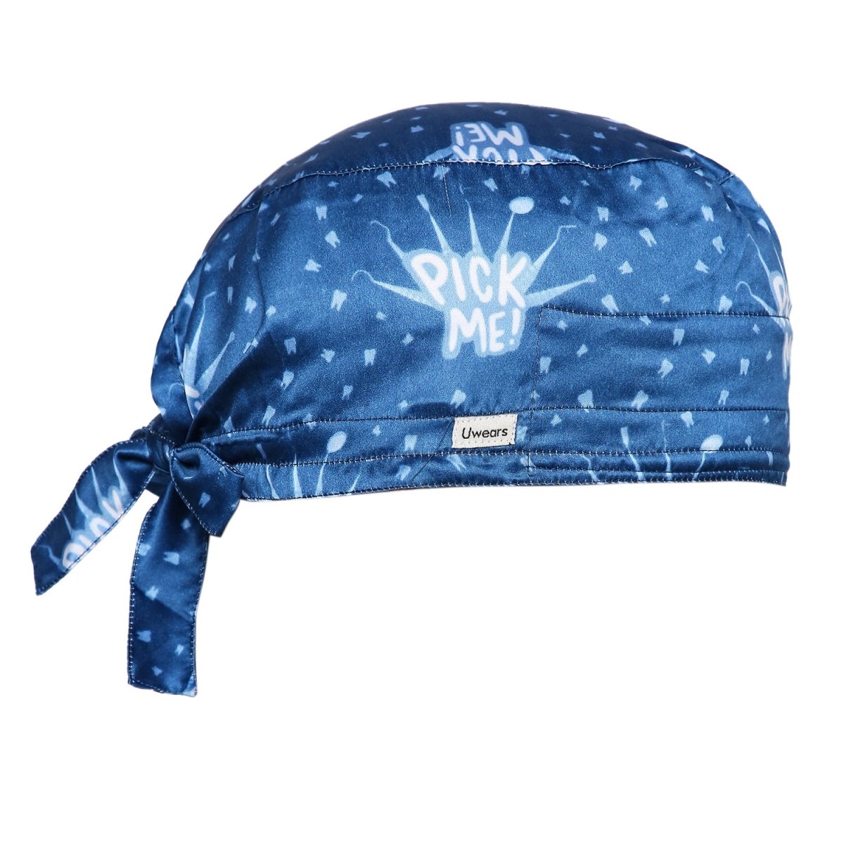 Dental Scrub Cap Satin (Free Embroidery) - Uwears®