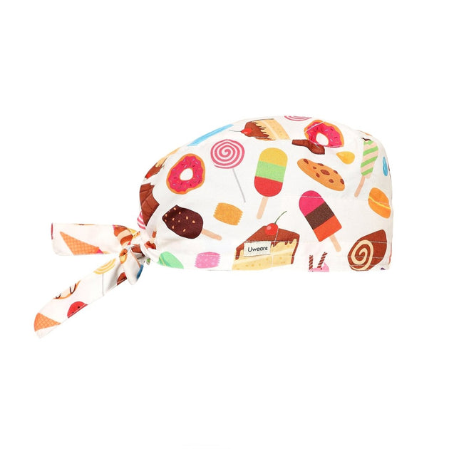 Dessert Chef Cap Cotton (Free Embroidery) - Uwears®