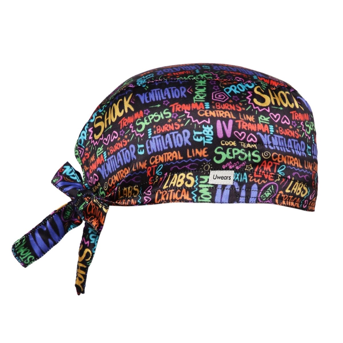 Emergency Medicine Scrub Cap Satin (Free Embroidery) - Uwears®