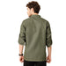 Executive Denim Full Sleeve Chef Coat (Olive Green) - Free Embroidery - Uwears®