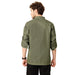 Executive Denim Full Sleeve Chef Coat (Olive Green) - Free Embroidery - Uwears®