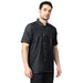 Executive Denim Half Sleeve Chef Coat (Black Grey) - Free Embroidery - Uwears®