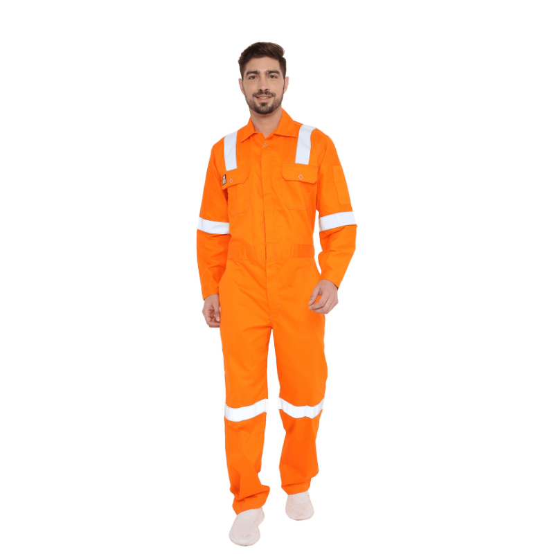 Fire Retardant Boiler Suit Coverall with FR Reflective Tape - Uwears®