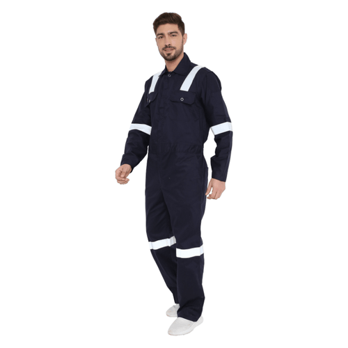 Fire Retardant Boiler Suit Coverall with FR Reflective Tape - Uwears®