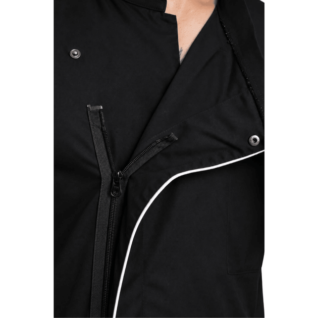 Flo Mesh Full Sleeve Chef Coat (Black) - Uwears®