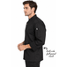 Flo Mesh Full Sleeve Chef Coat (Black) - Uwears®