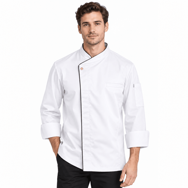 Flo Mesh Full Sleeve Chef Coat (Zipper) - Uwears®