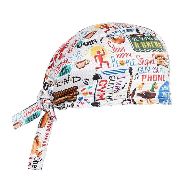 Friends Chef Cap Satin (Free Embroidery) - Uwears®