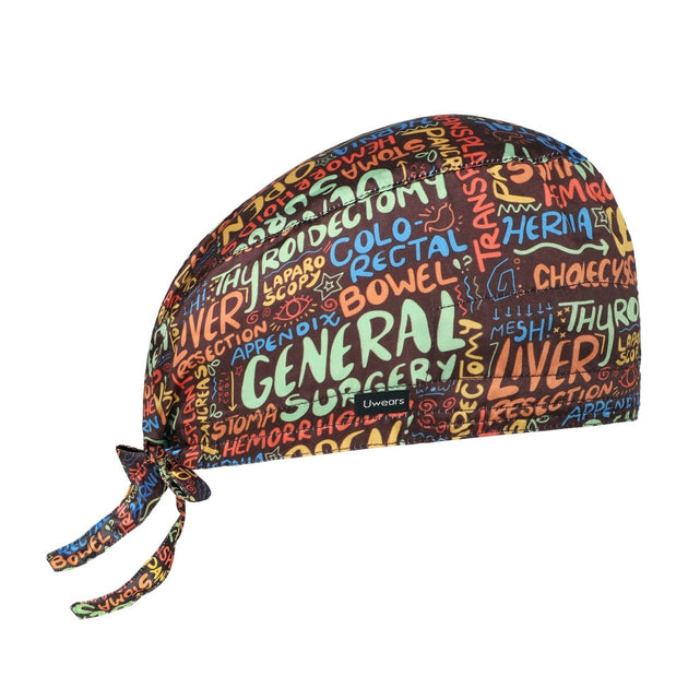 General Surgery Scrub Cap Satin (Free Embroidery) - Uwears®