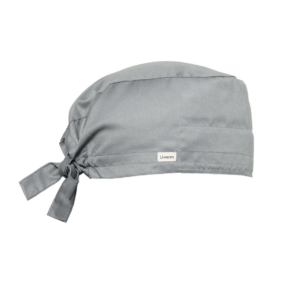 Grey Chef Cap Cotton (Free Embroidery) - Uwears®