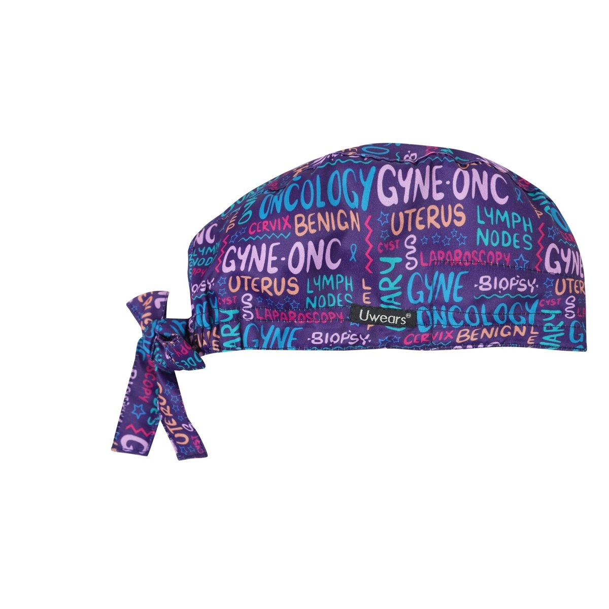 Gynaecology Scrub Cap Satin (Free Embroidery) - Uwears®