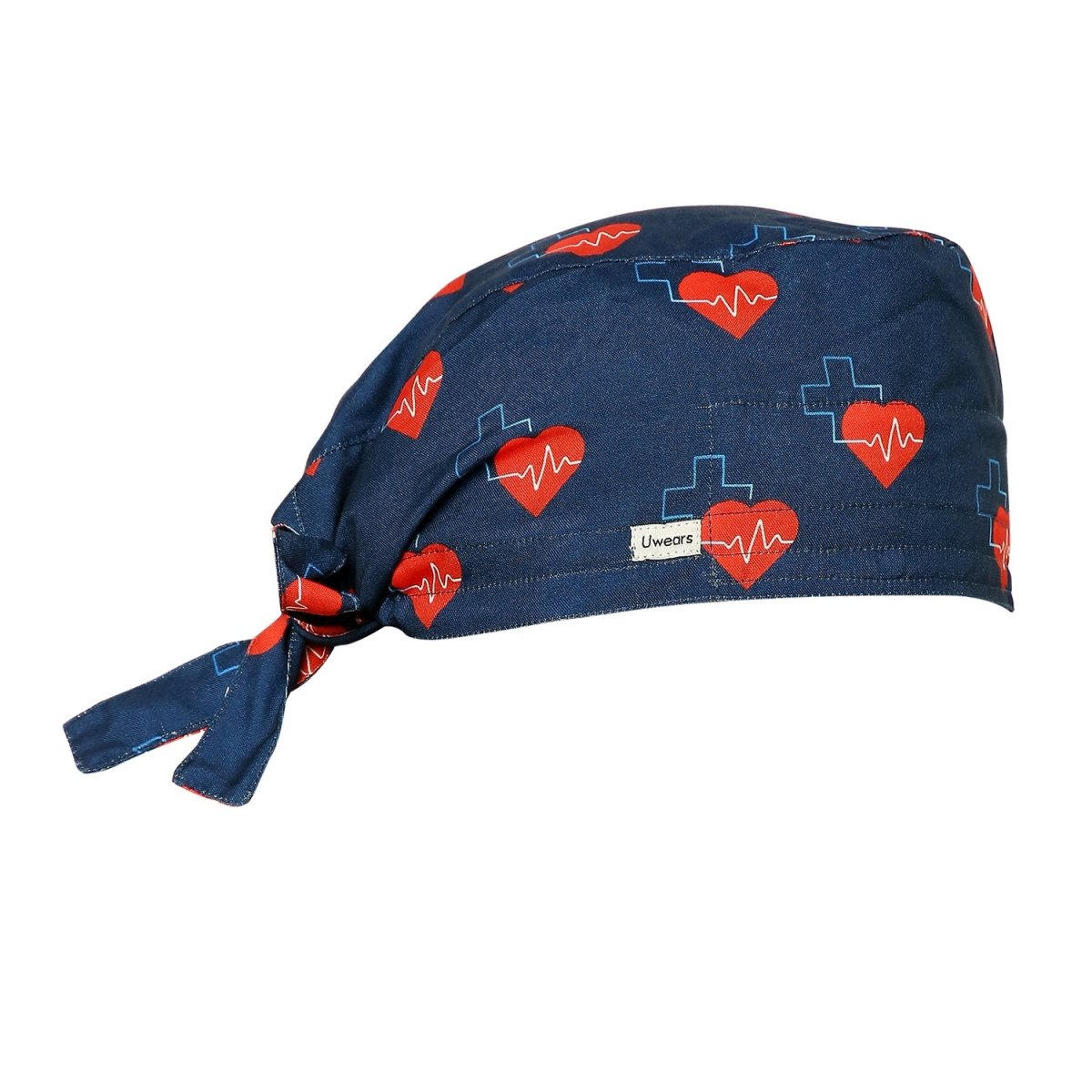 Heart Cross Scrub Cap Cotton (Free Embroidery) - Uwears®