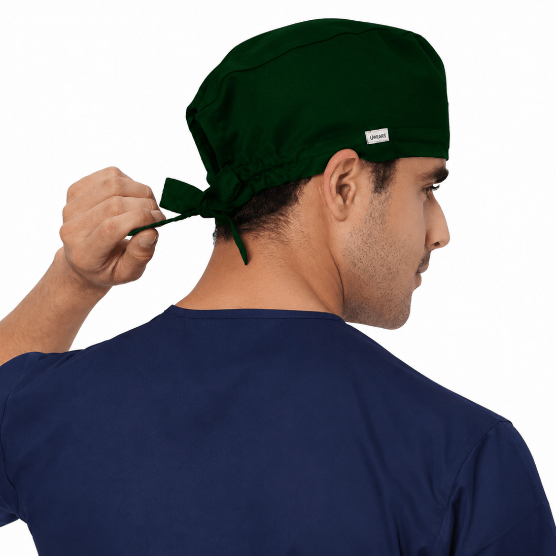 Hunter Green Scrub Cap Cotton - Uwears®