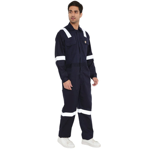 Inherent Fire Retardant IFR Boiler Suit Coverall with FR Reflective Tape - Uwears®