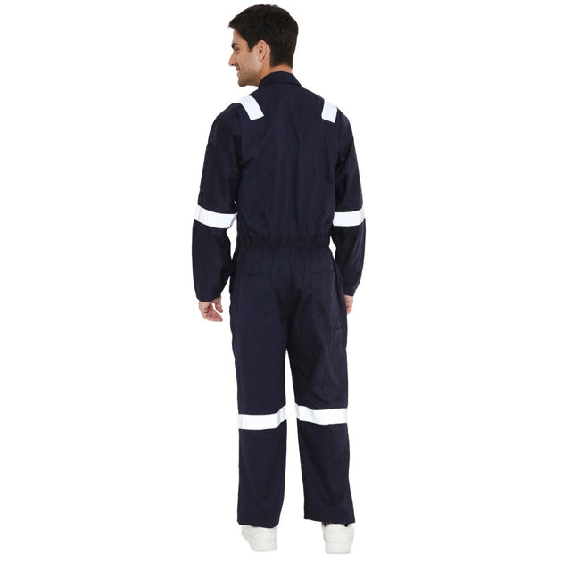 Inherent Fire Retardant IFR Boiler Suit Coverall with FR Reflective Tape - Uwears®