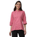 Lite Women Full Sleeve Chef Coat (Pink) - Free Embroidery - Uwears®