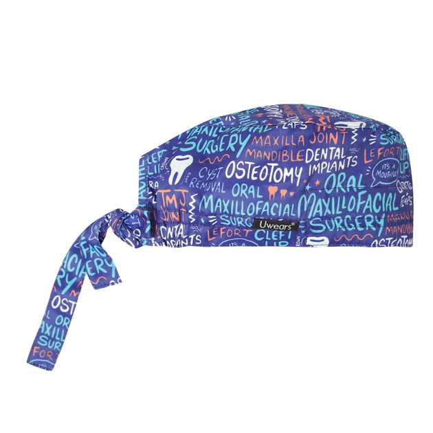 Maxillofacial Surgeon Scrub Cap Cotton (Free Embroidery) - Uwears®