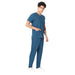 Men's 4 - Way Noir 2.0 Scrub Suit (No Wrinkle) Free Embroidery (SMART FIT) - Uwears®