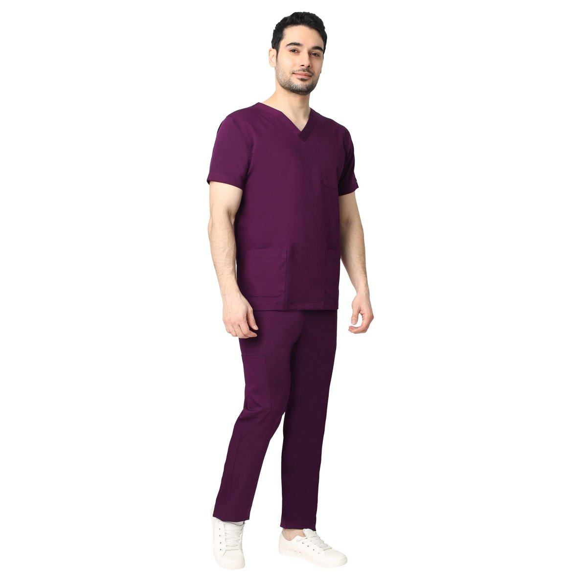 Men's Aqua Scrub Suit 2 - Way Stretch / Liquid Repellant Free Embroidery (SMART FIT) - Uwears®