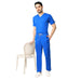 Men's Aqua Scrub Suit 2 - Way Stretch / Liquid Repellant Free Embroidery (SMART FIT) - Uwears®