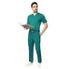 Men's Aqua Scrub Suit 2 - Way Stretch / Liquid Repellant Free Embroidery (SMART FIT) - Uwears®