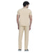 Men's Beige Classic Scrub Suit - Uwears®