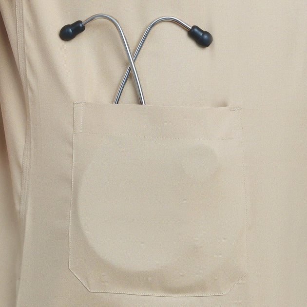 Men's Beige Spa / Salon Top and Bottom - Uwears®