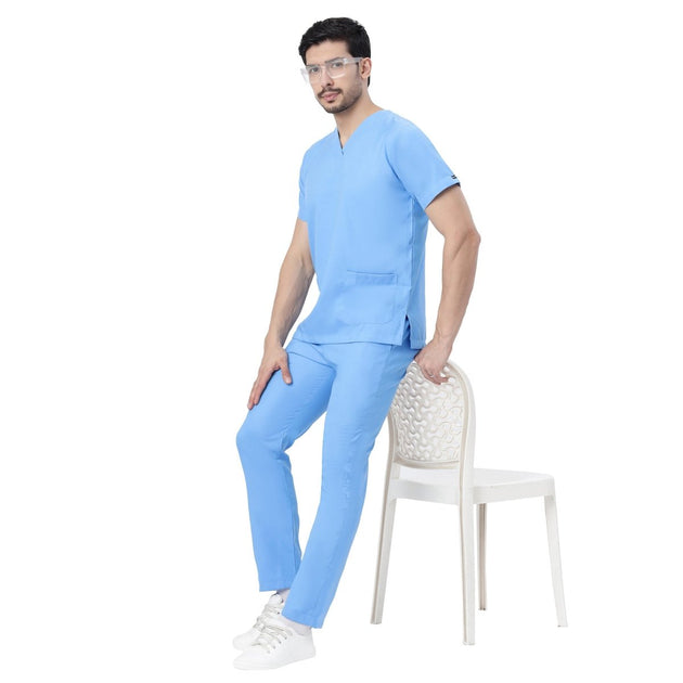 Mens CLASSIC Scrub Suit - Free Embroidery (REGULAR FIT) - Uwears®