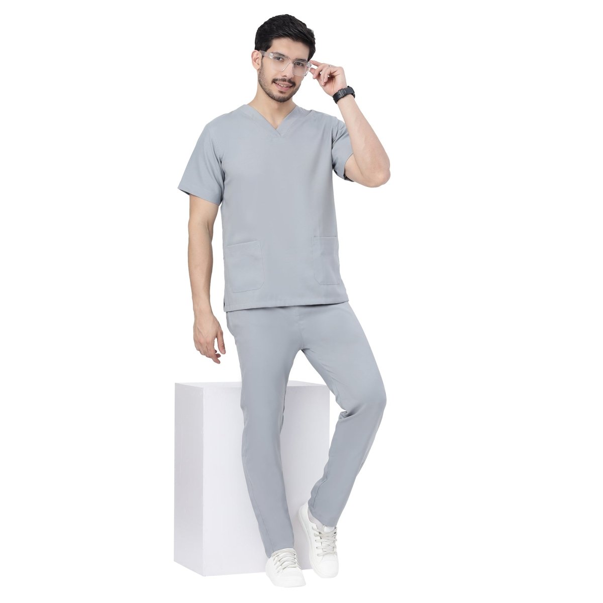Mens CLASSIC Scrub Suit - Free Embroidery (REGULAR FIT) - Uwears®