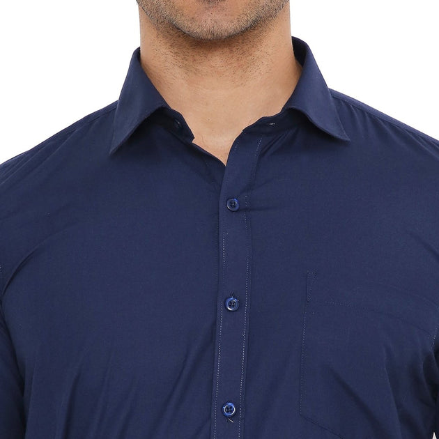 Men's Full Sleeve Formal Shirt - Free Embroidery - Uwears®