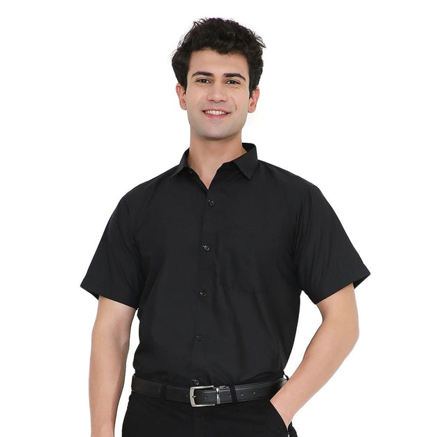 Men's Half Sleeve Shirt - Free Embroidery - Uwears®
