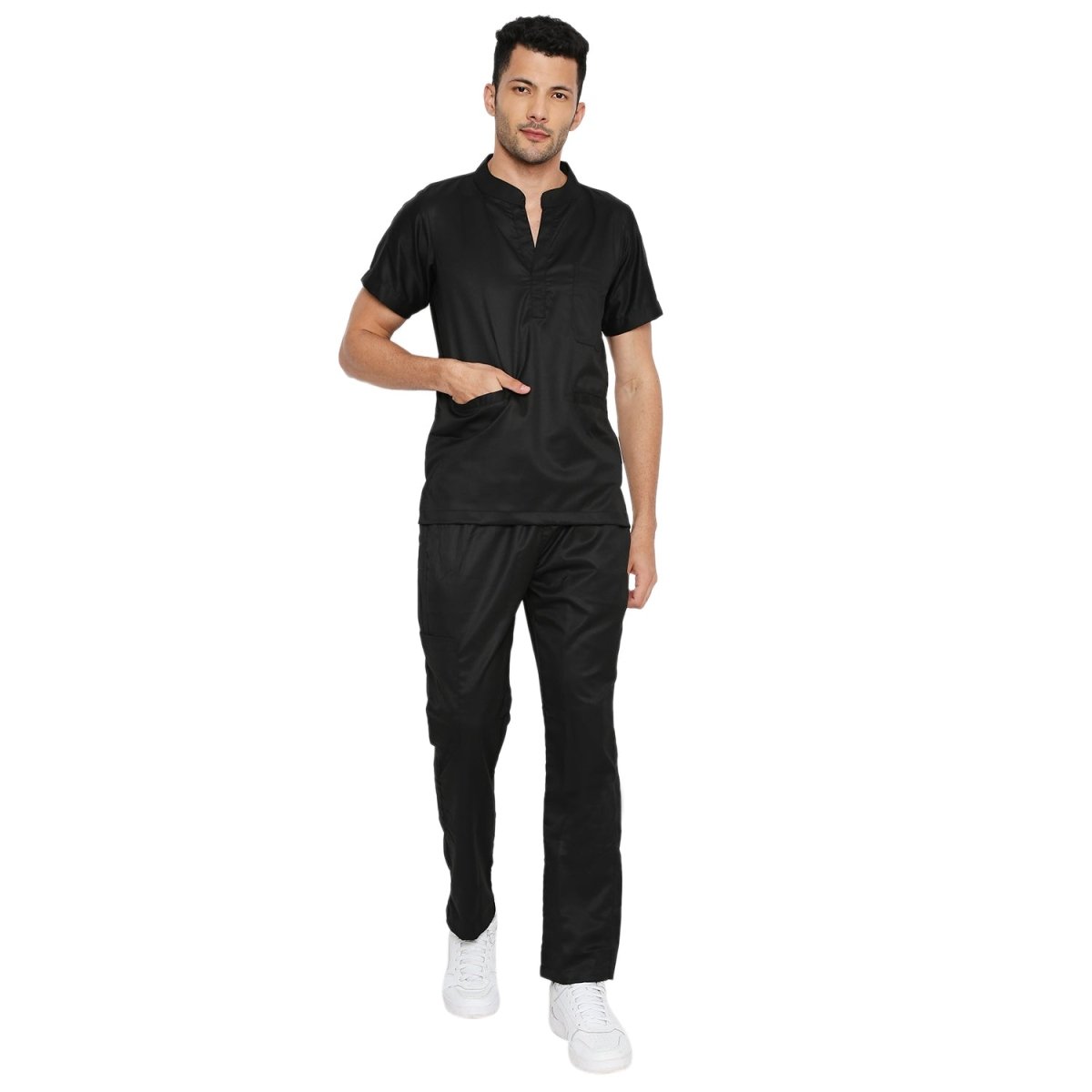 Men's House Keeping Chinese Collar - Free Embroidery (REGULAR FIT) - Uwears®