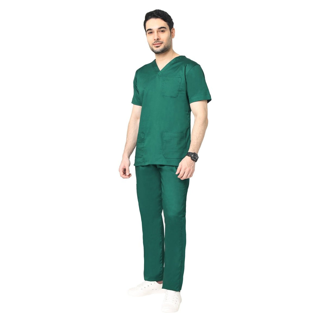 Men's Power Stretch 2.0 Scrub Suit 2 - Way Stretch Free Embroidery (SMART FIT) - Uwears®