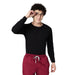 Men's Premium Black Under Scrub Top - Uwears®
