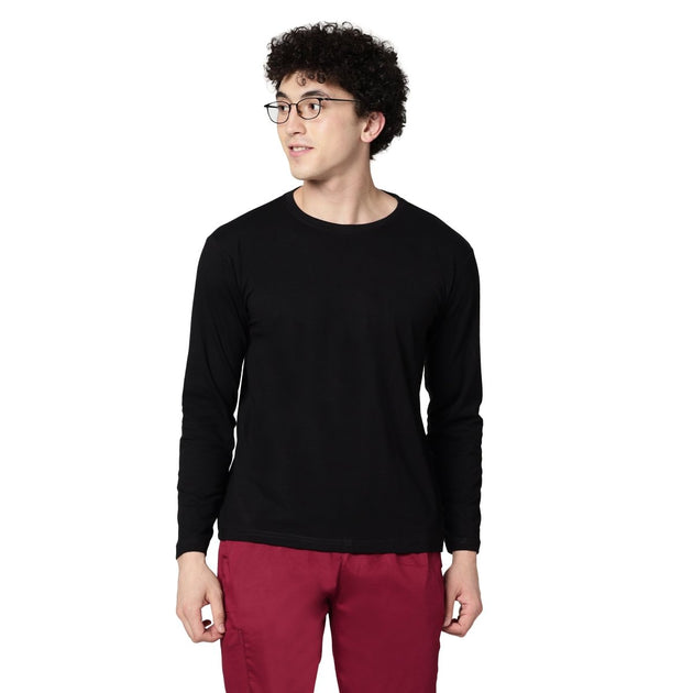 Men's Premium Black Under Scrub Top - Uwears®