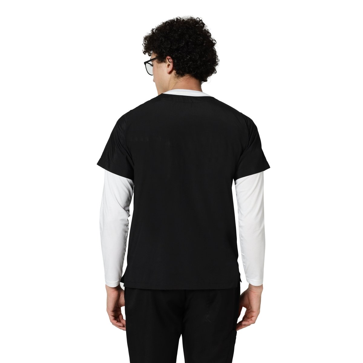 Men's Premium White Under Scrub Top - Uwears®