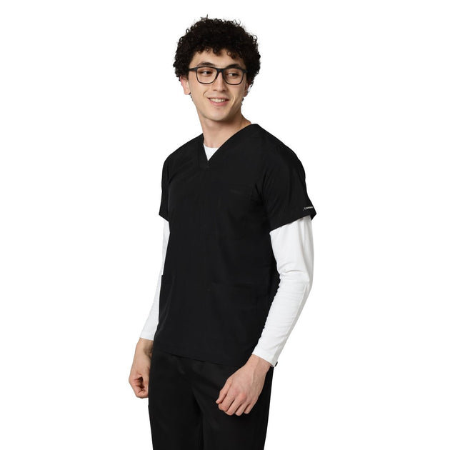 Men's Premium White Under Scrub Top - Uwears®