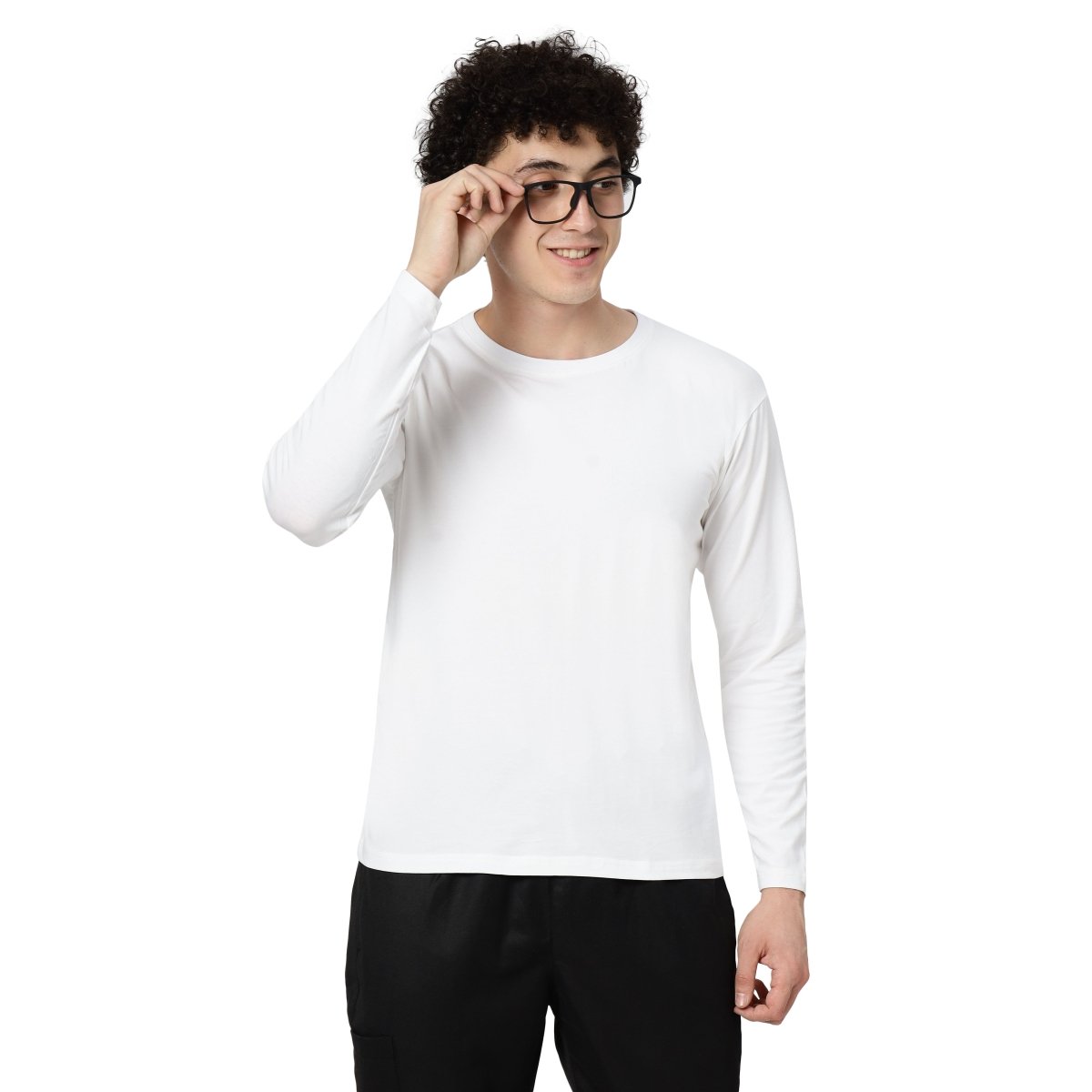 Men's Premium White Under Scrub Top - Uwears®
