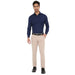 Men's Solid Lycra Stretch Formal Trouser - Uwears®