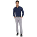 Men's Solid Lycra Stretch Formal Trouser - Uwears®
