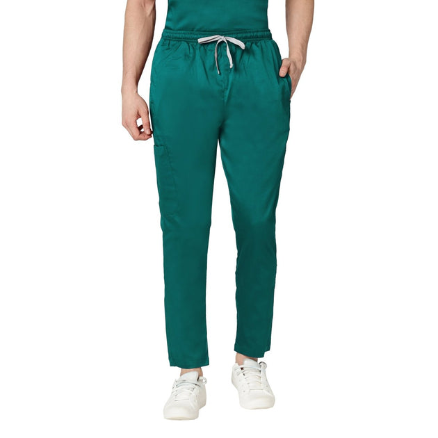 Men's Stretch Scrub Suit LYCO V - 2 Free Embroidery (SLIM FIT) - Uwears®